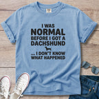 I Was Normal Before I Got a Dachshund T-Shirt