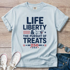 Life Liberty and Treats - Dachshund T-Shirt
