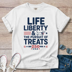 Life Liberty and Treats - Dachshund T-Shirt