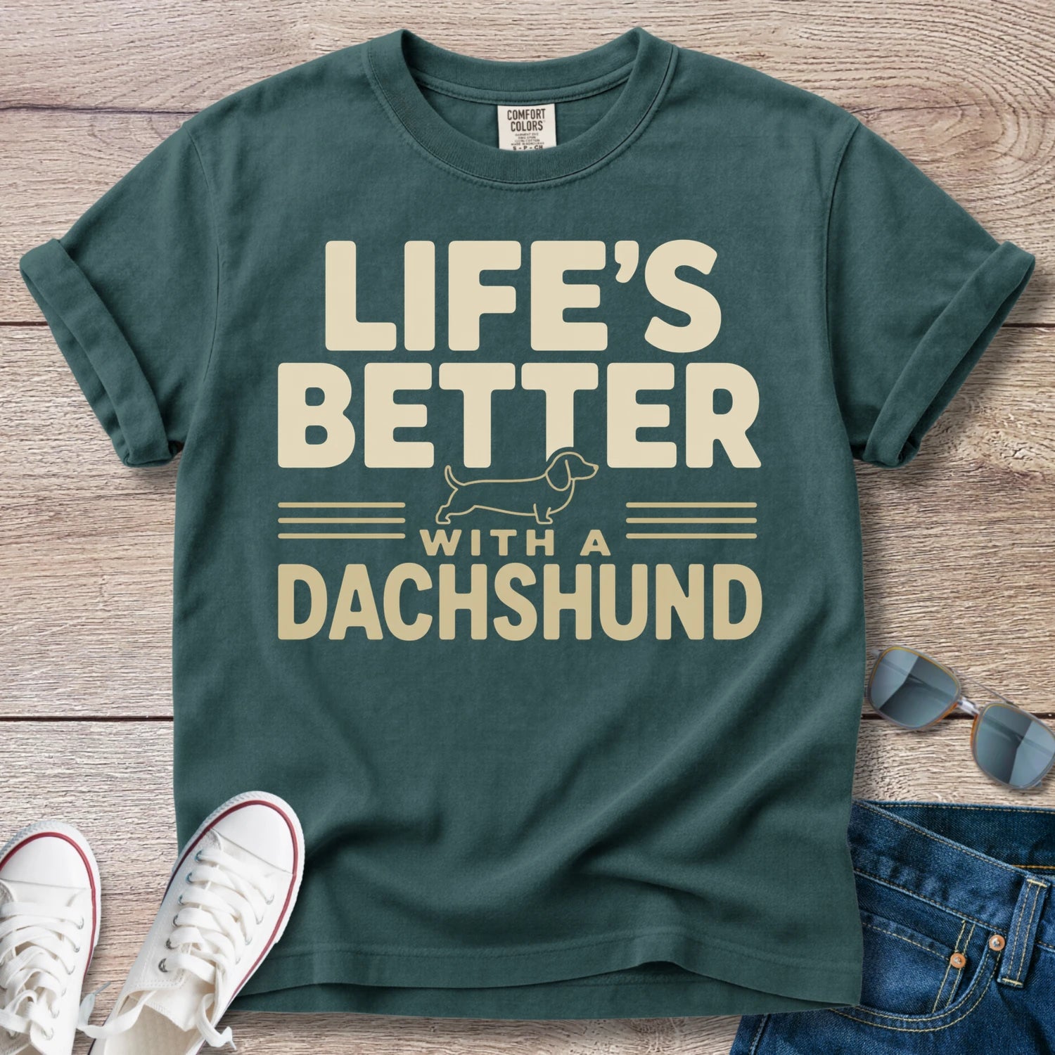 Life's Better with a Dachshund - Dachshund T-Shirt