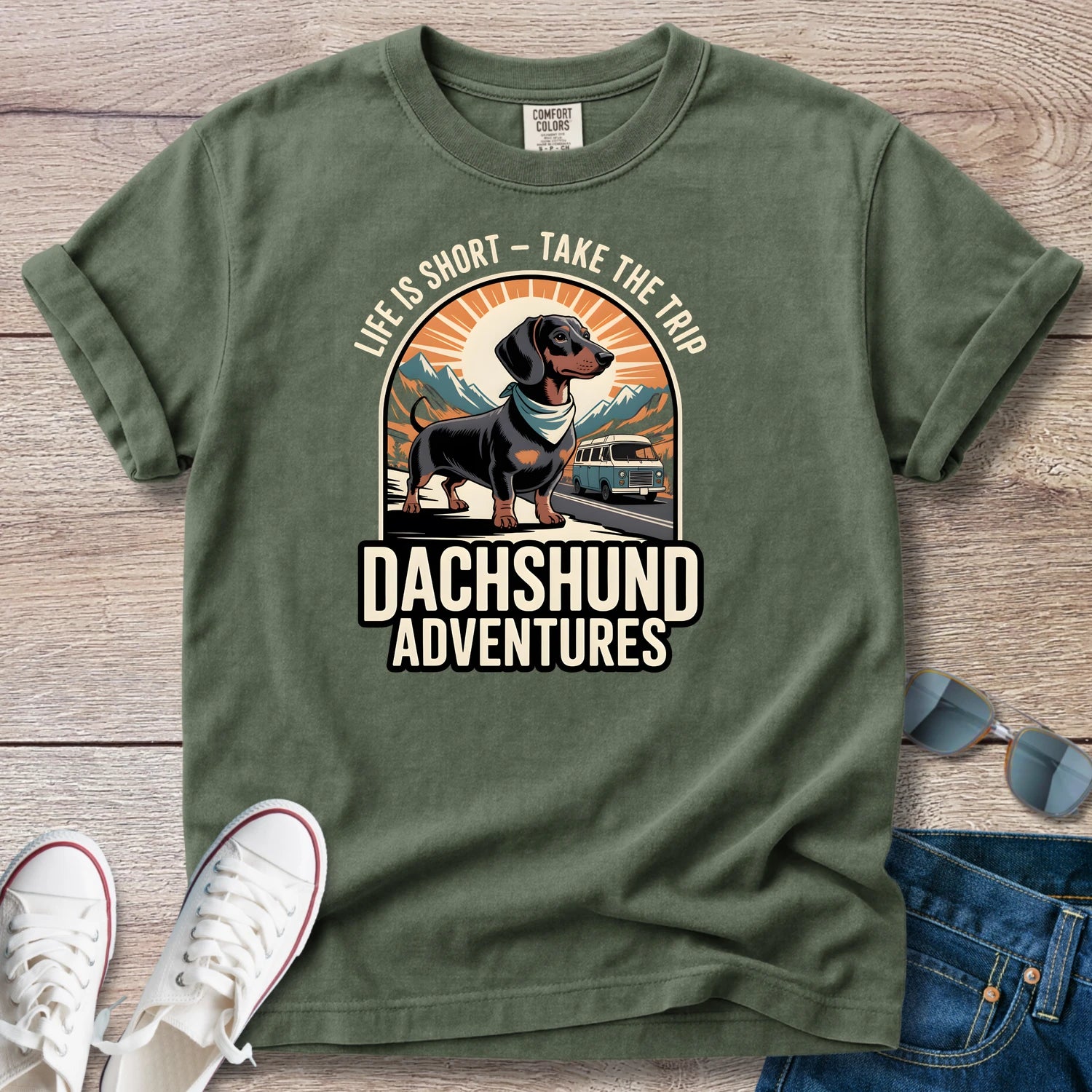 Life Is Short - Dachshund Adventures T-Shirt