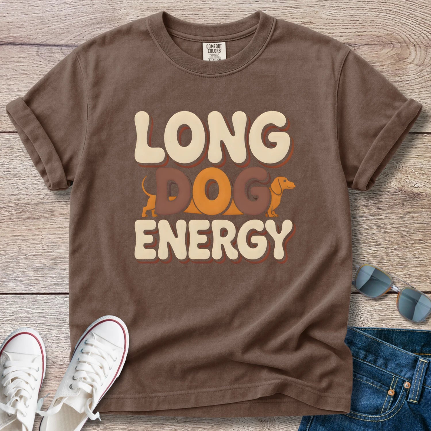 Long Dog Energy Doxie T-Shirt