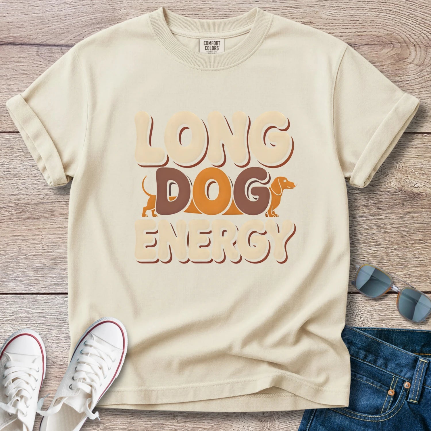 Long Dog Energy Doxie T-Shirt