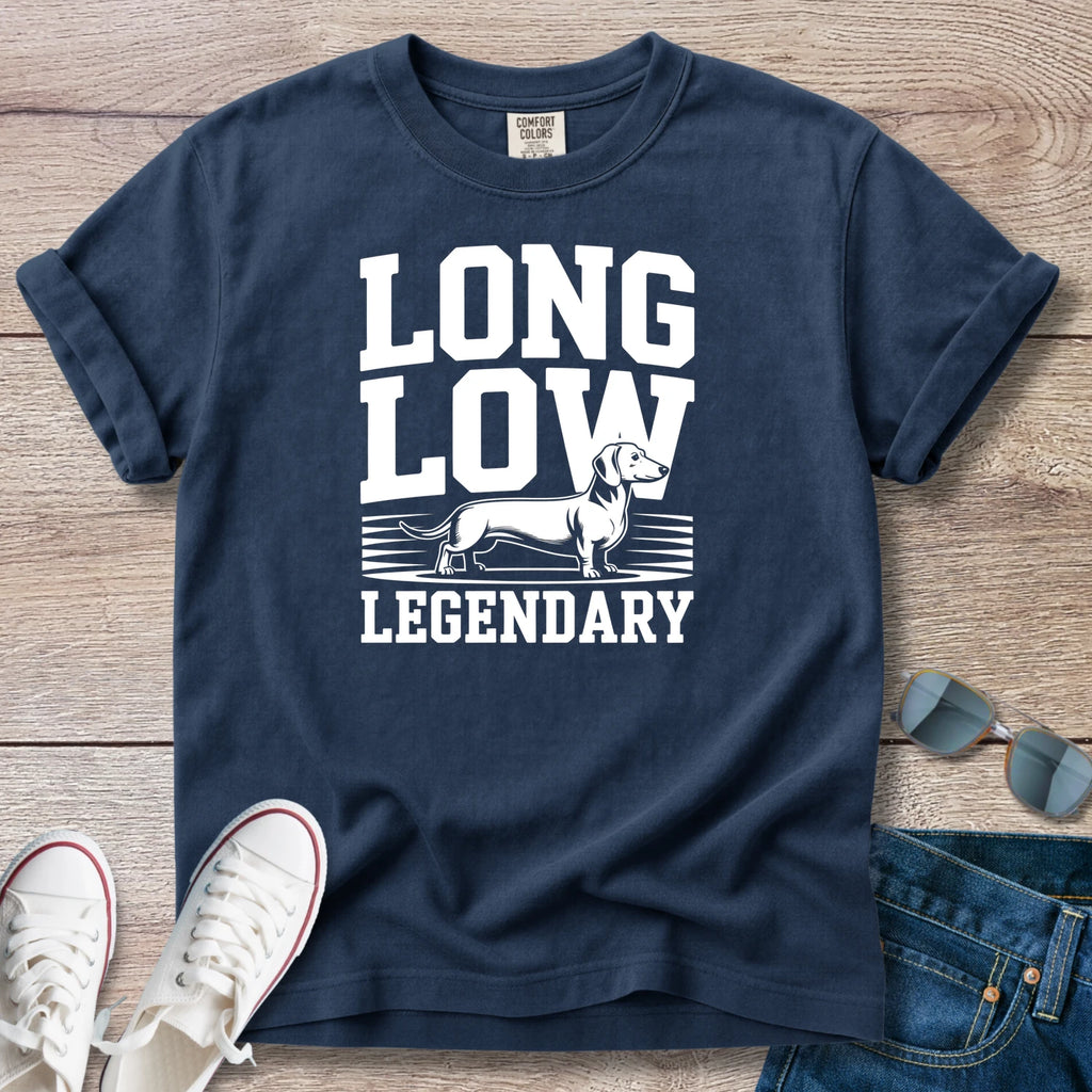 Long Low Legendary Dachshund T-Shirt