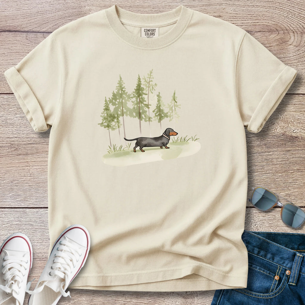 Long Walks Dachshund T-Shirt