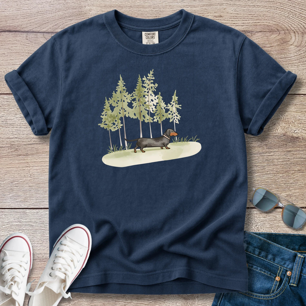 Long Walks Dachshund T-Shirt