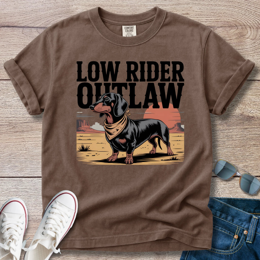 Low Rider Outlaw Dachshund T-Shirt