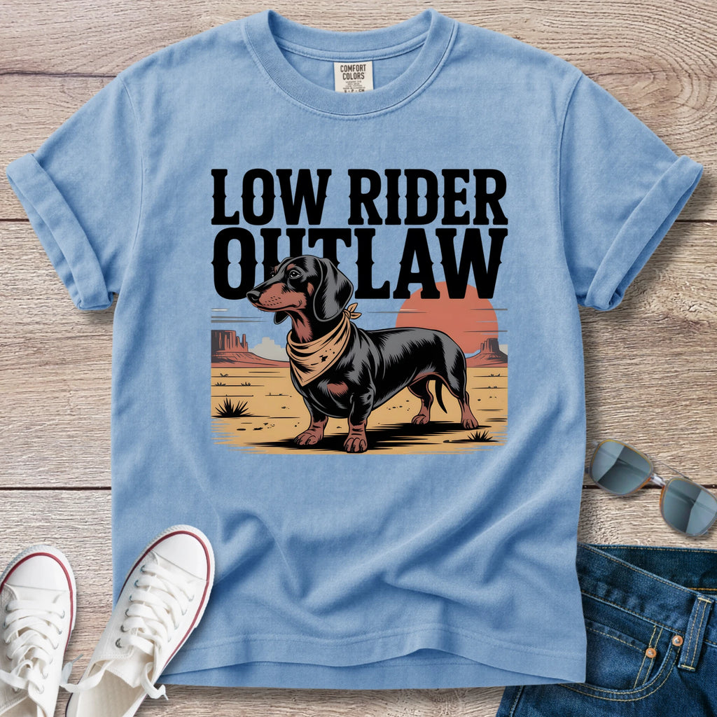 Low Rider Outlaw Dachshund T-Shirt