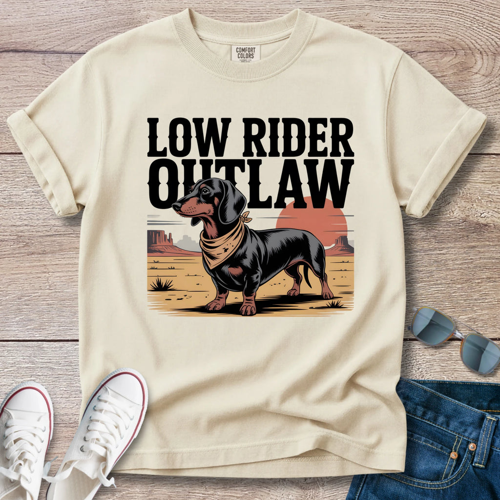 Low Rider Outlaw Dachshund T-Shirt