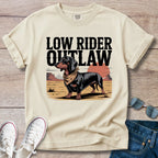 Low Rider Outlaw Dachshund T-Shirt