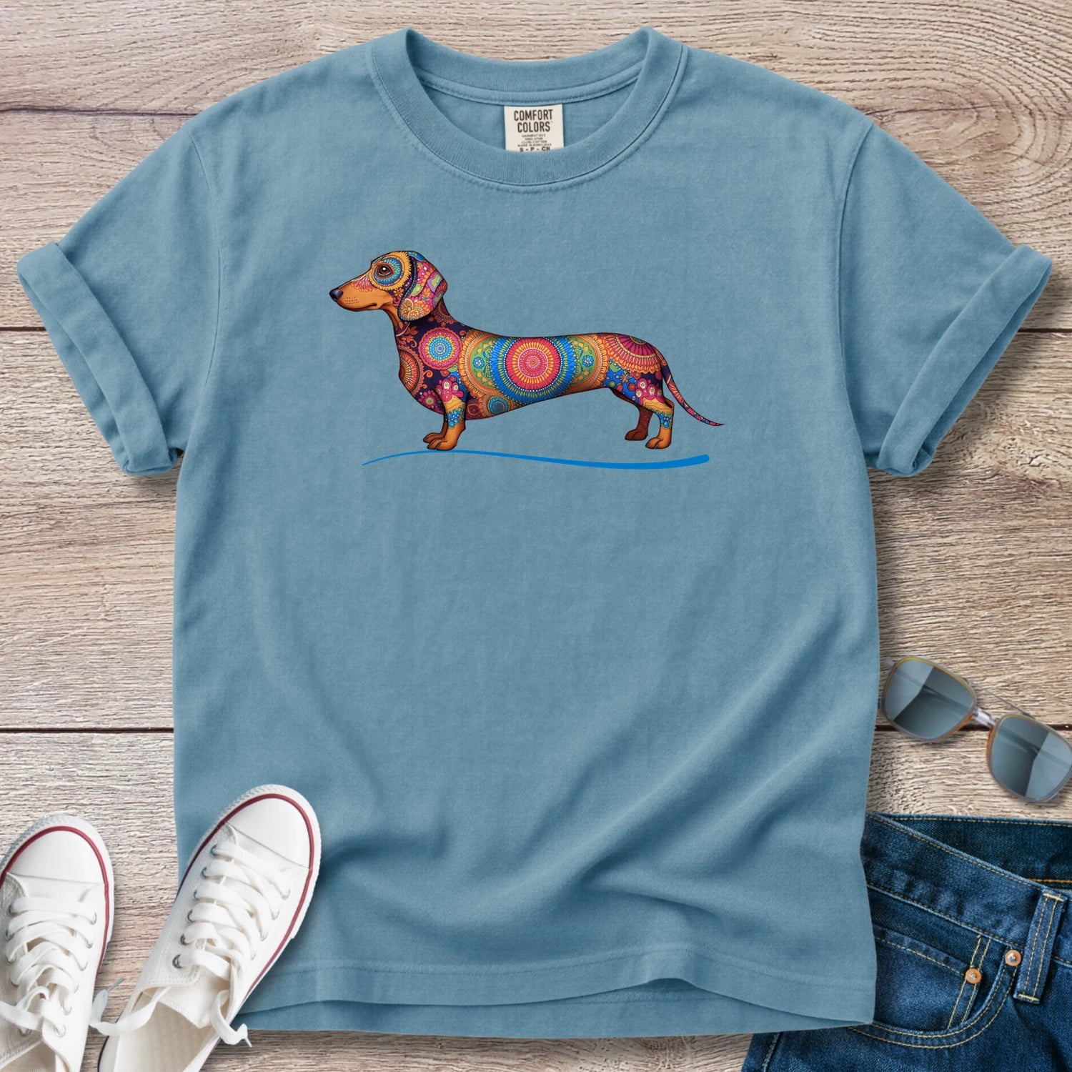 Luxe Jeweled Doxie T-Shirt