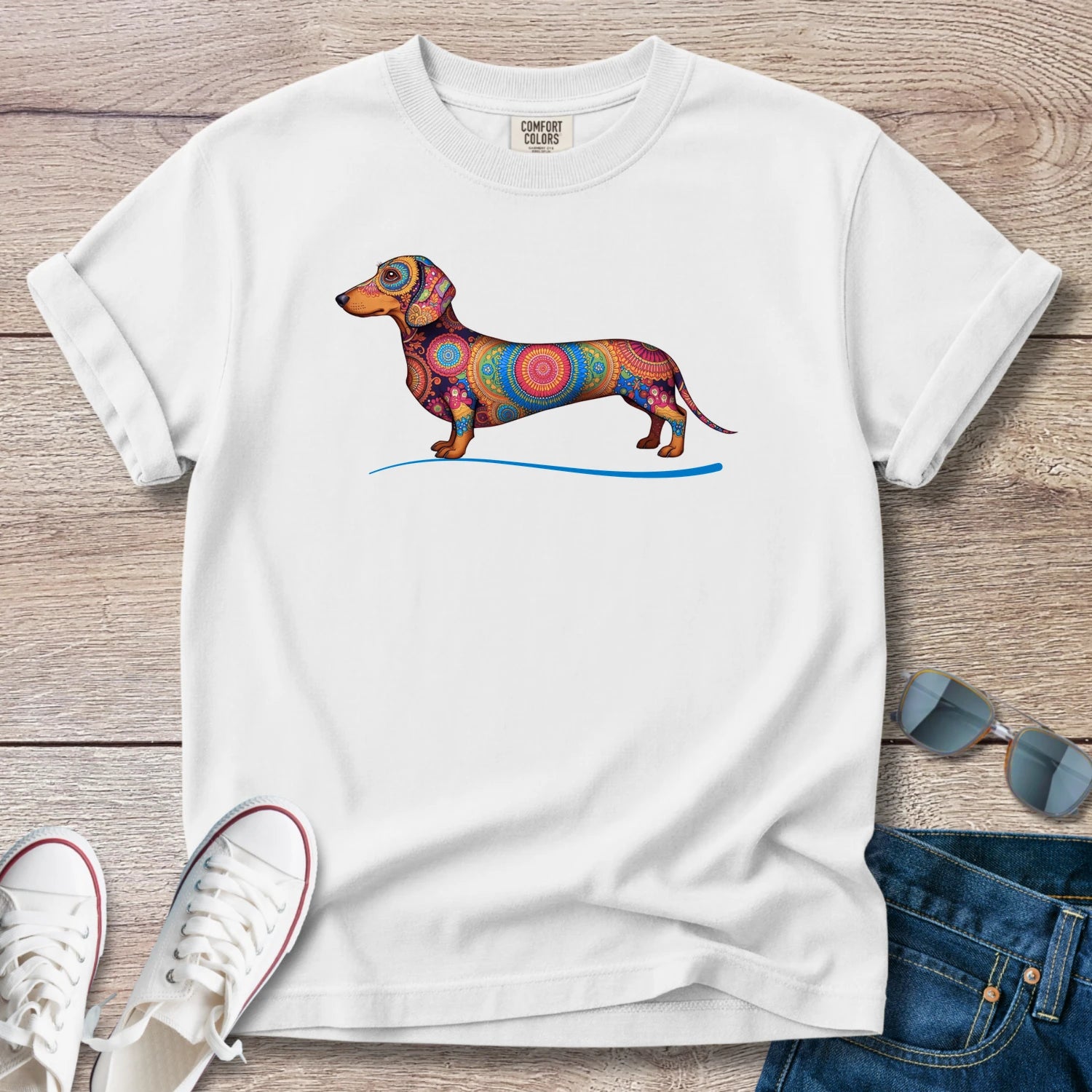 Luxe Jeweled Doxie T-Shirt