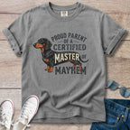 Dachshund Master of Mayhem T-Shirt