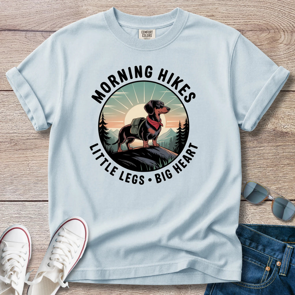 Morning Hikes Dachshund T-Shirt