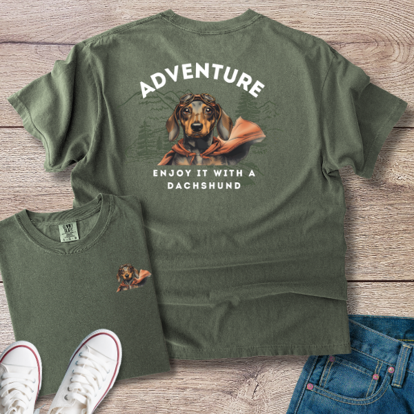 Adventure "Enjoy It With a Dachshund" T-Shirt
