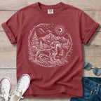 Mountain Lakeside Hikes -Dachshund T-Shirt