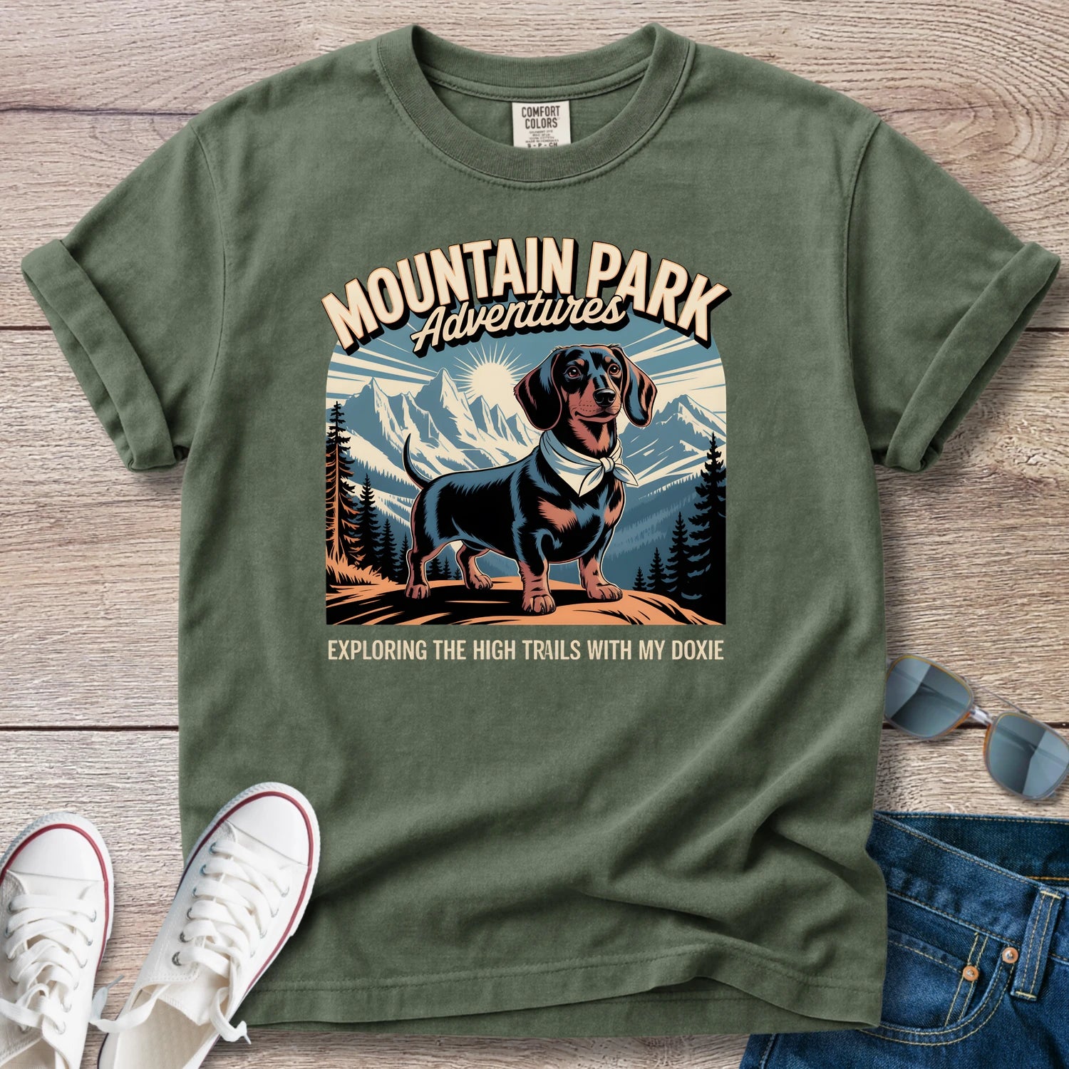 Mountain Park Adventures Dachshund T-Shirt
