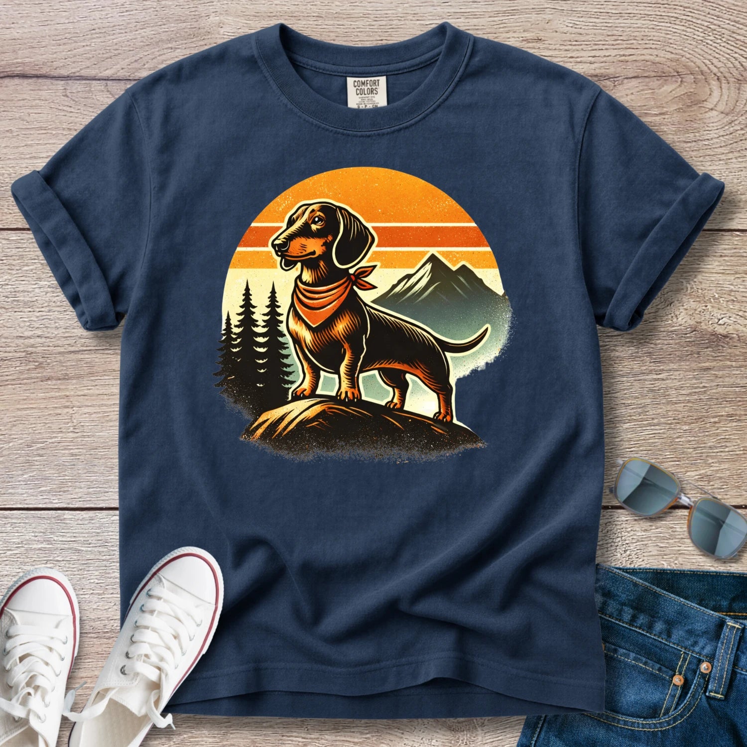 Adventure Awaits Dachshund T-Shirt