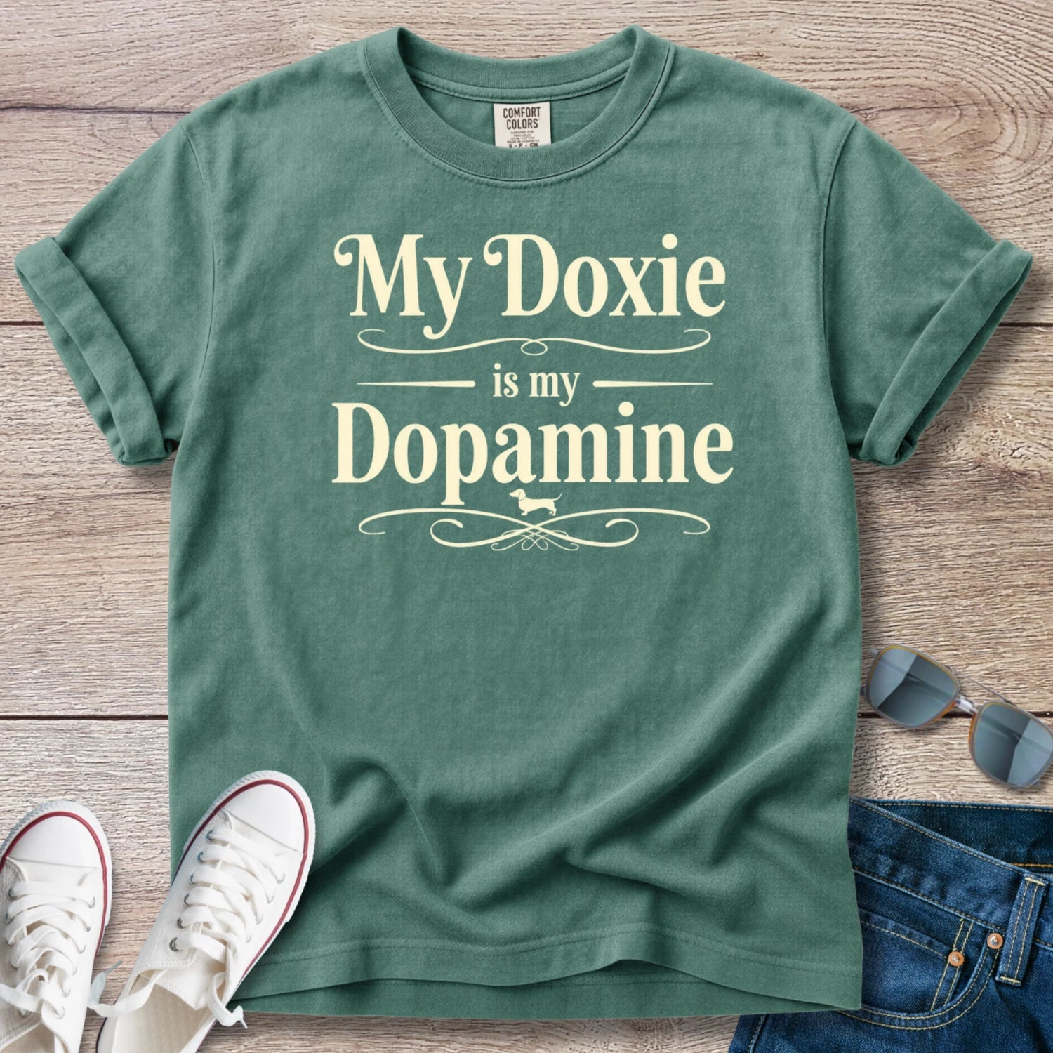 My Doxie Is My Dopamine T-Shirt
