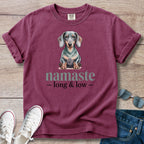 Namaste Long and Low Dachshund T-Shirt