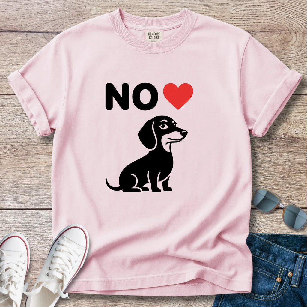 No Heart Dachshund T-Shirt