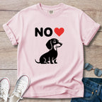 No Heart Dachshund T-Shirt