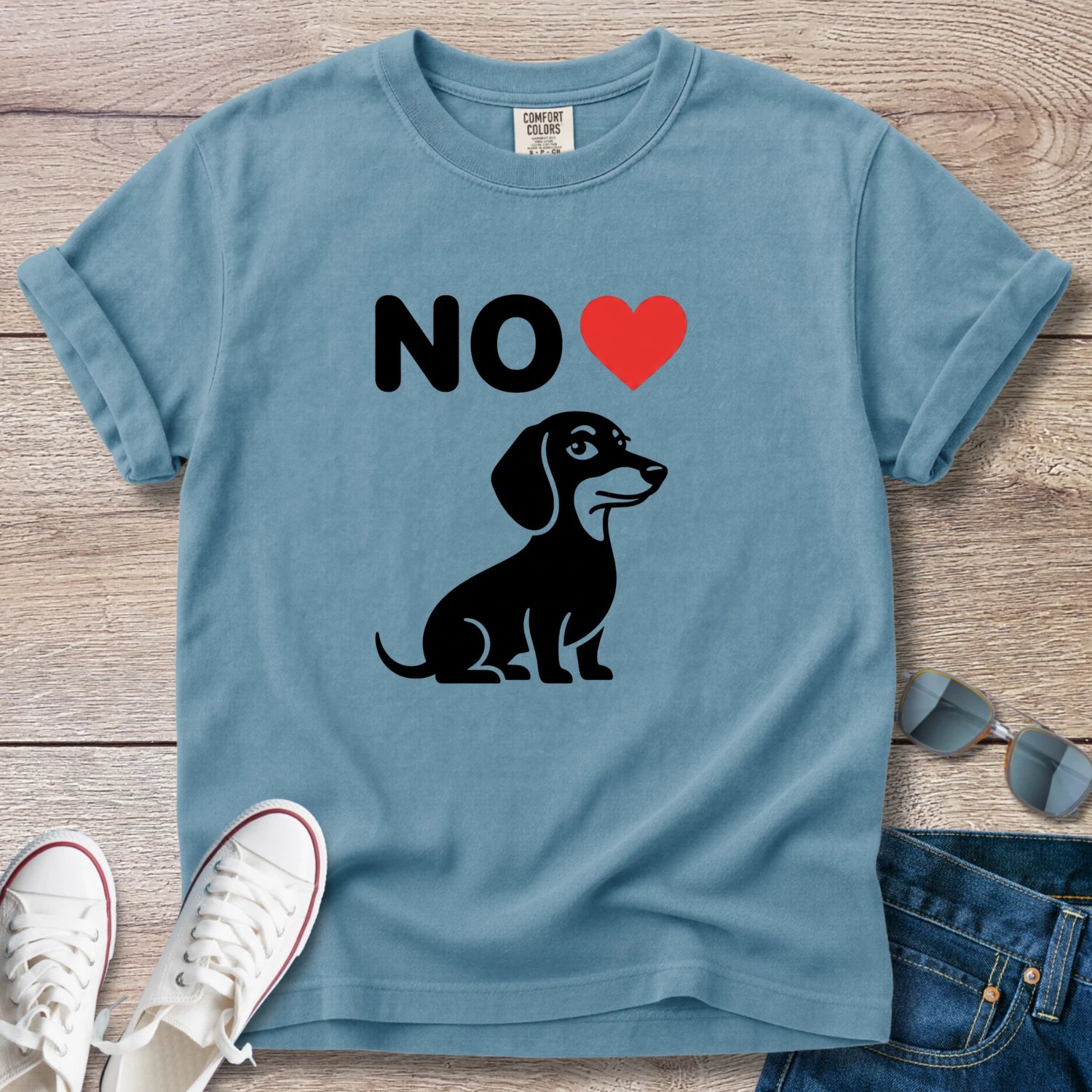 No Heart Dachshund T-Shirt