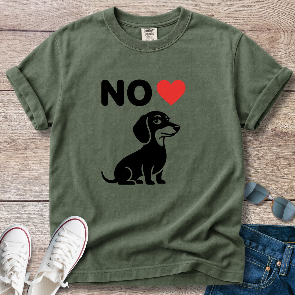 No Heart Dachshund T-Shirt