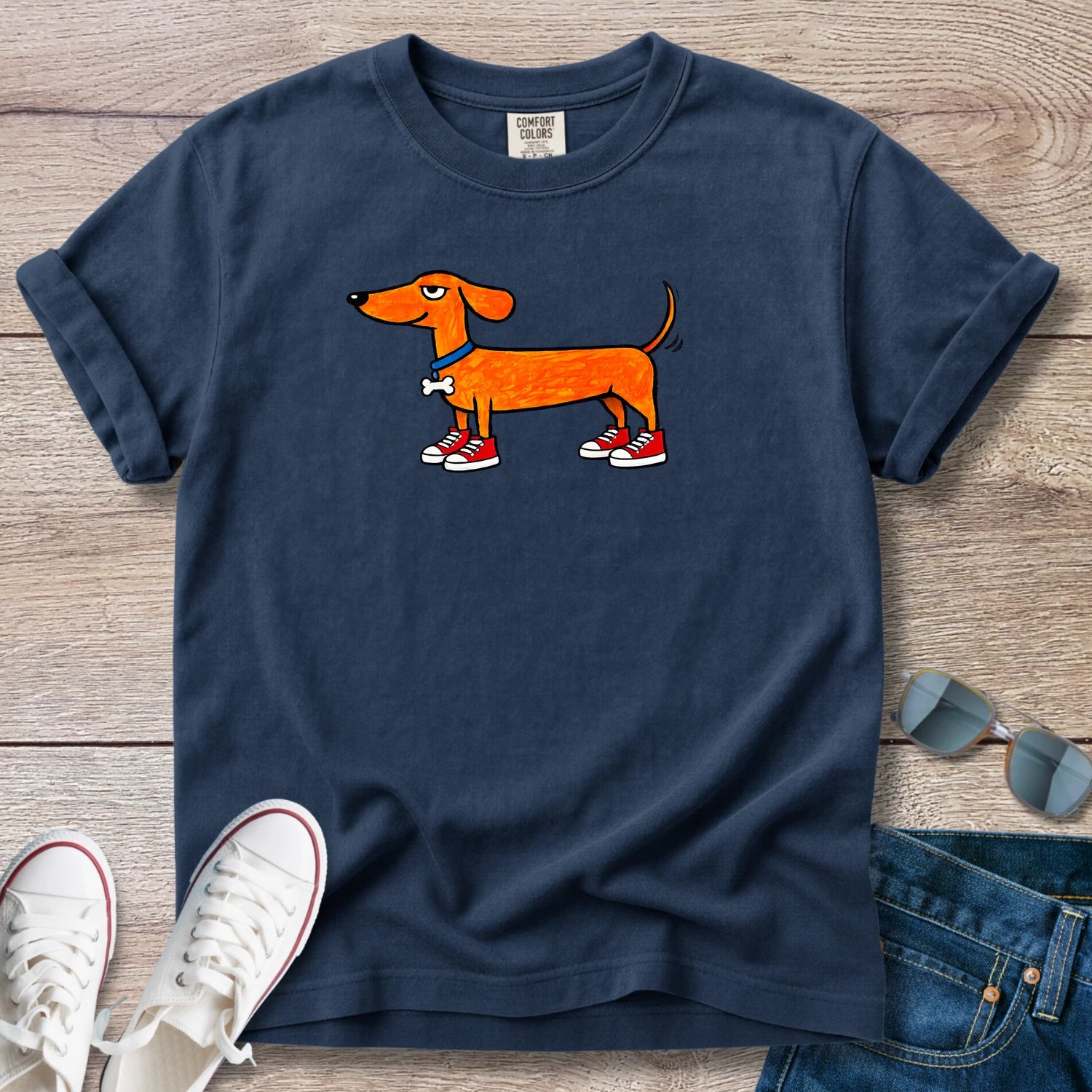 Doxie Dex In Sneakers T-Shirt