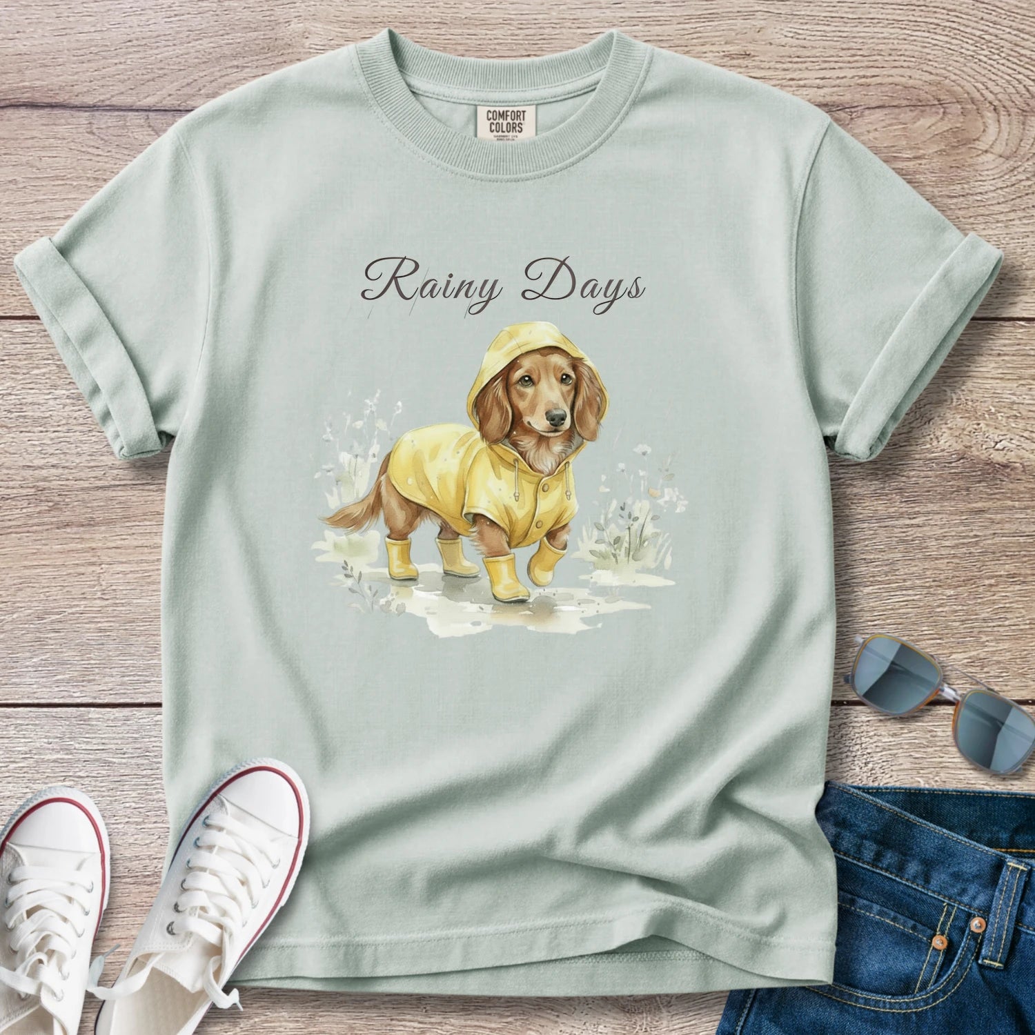 Dachshunds Rainy Day T-Shirt
