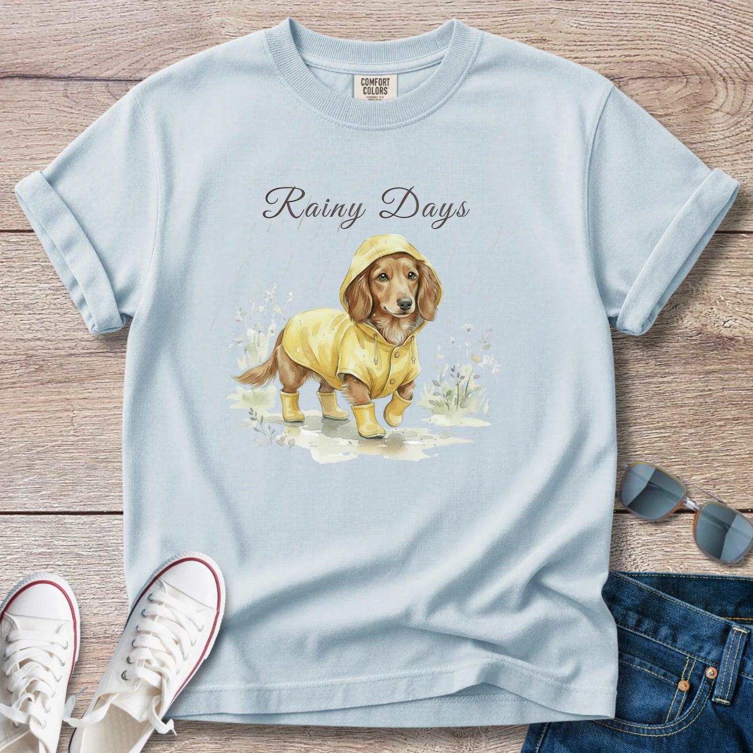 Dachshunds Rainy Day T-Shirt