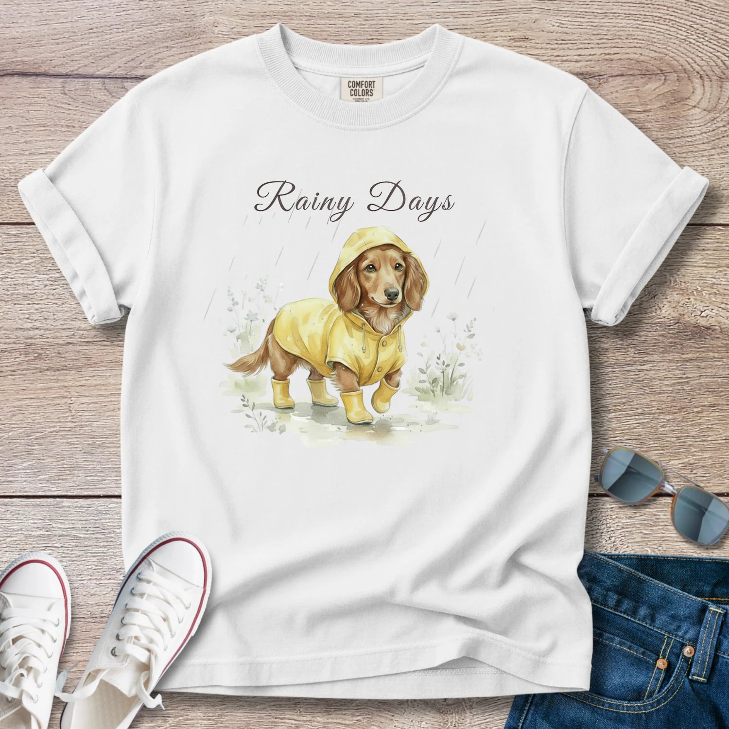 Dachshunds Rainy Day T-Shirt