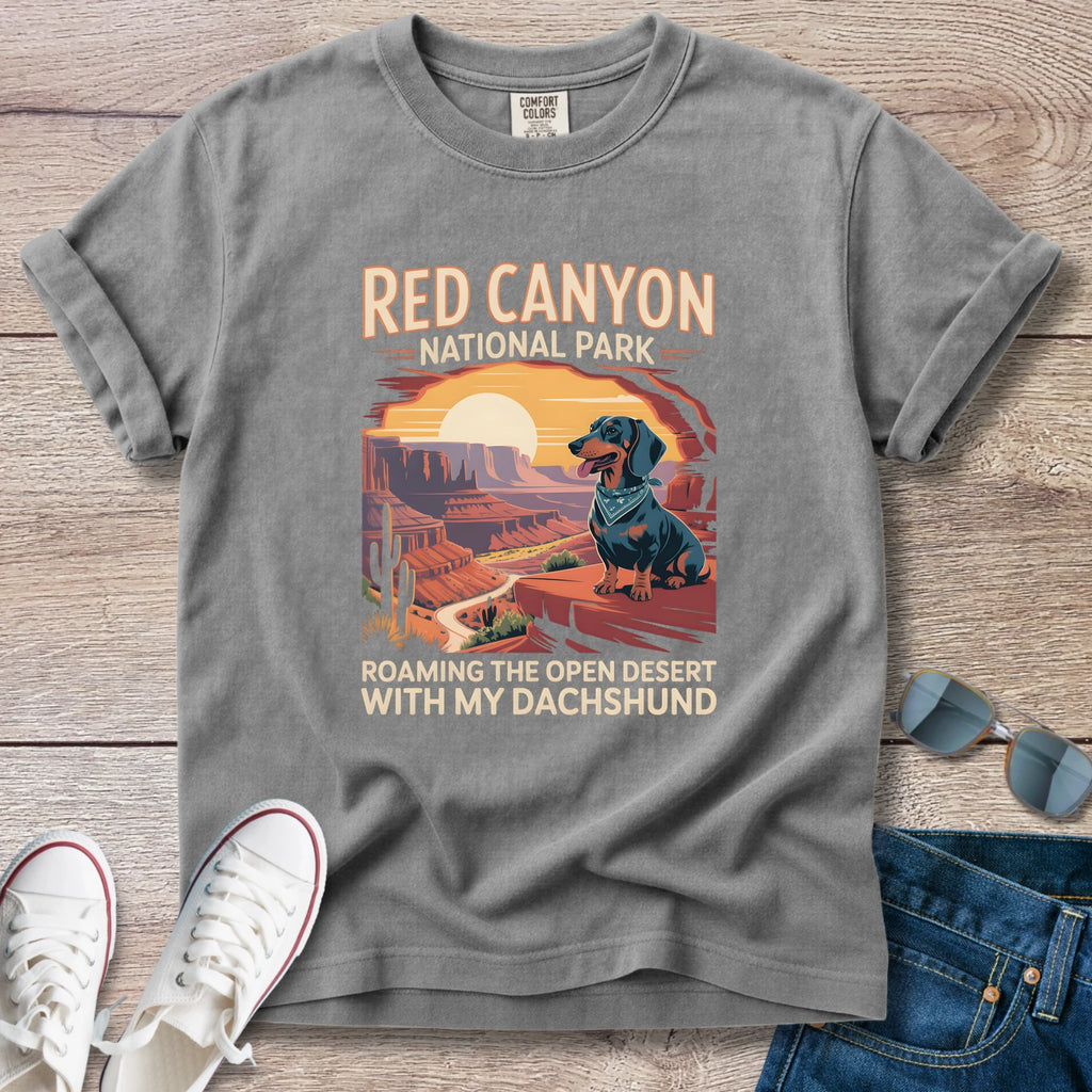 Red Canyon National Park Dachshund T-Shirt