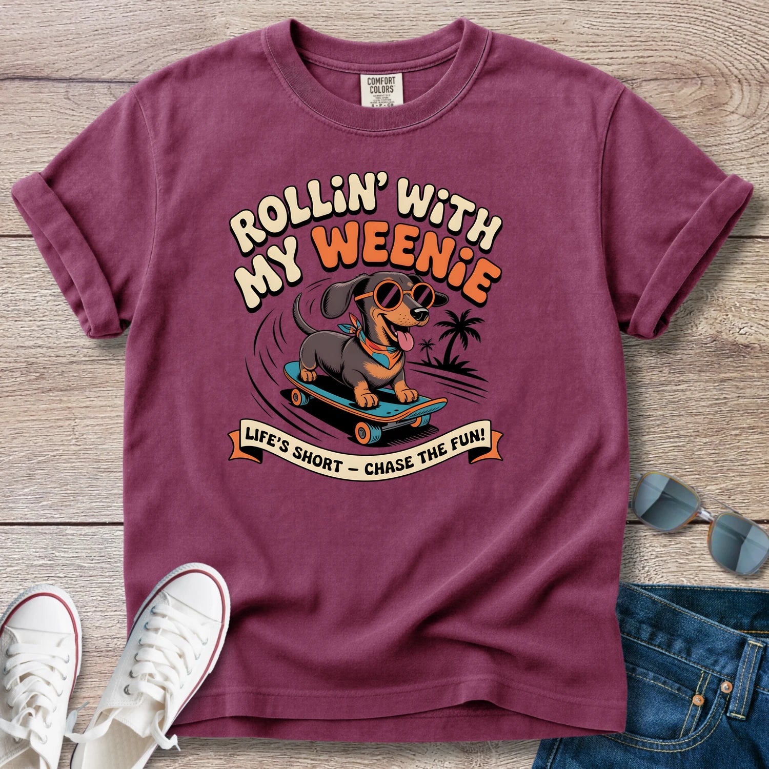 Rollin With My Weenie T-Shirt