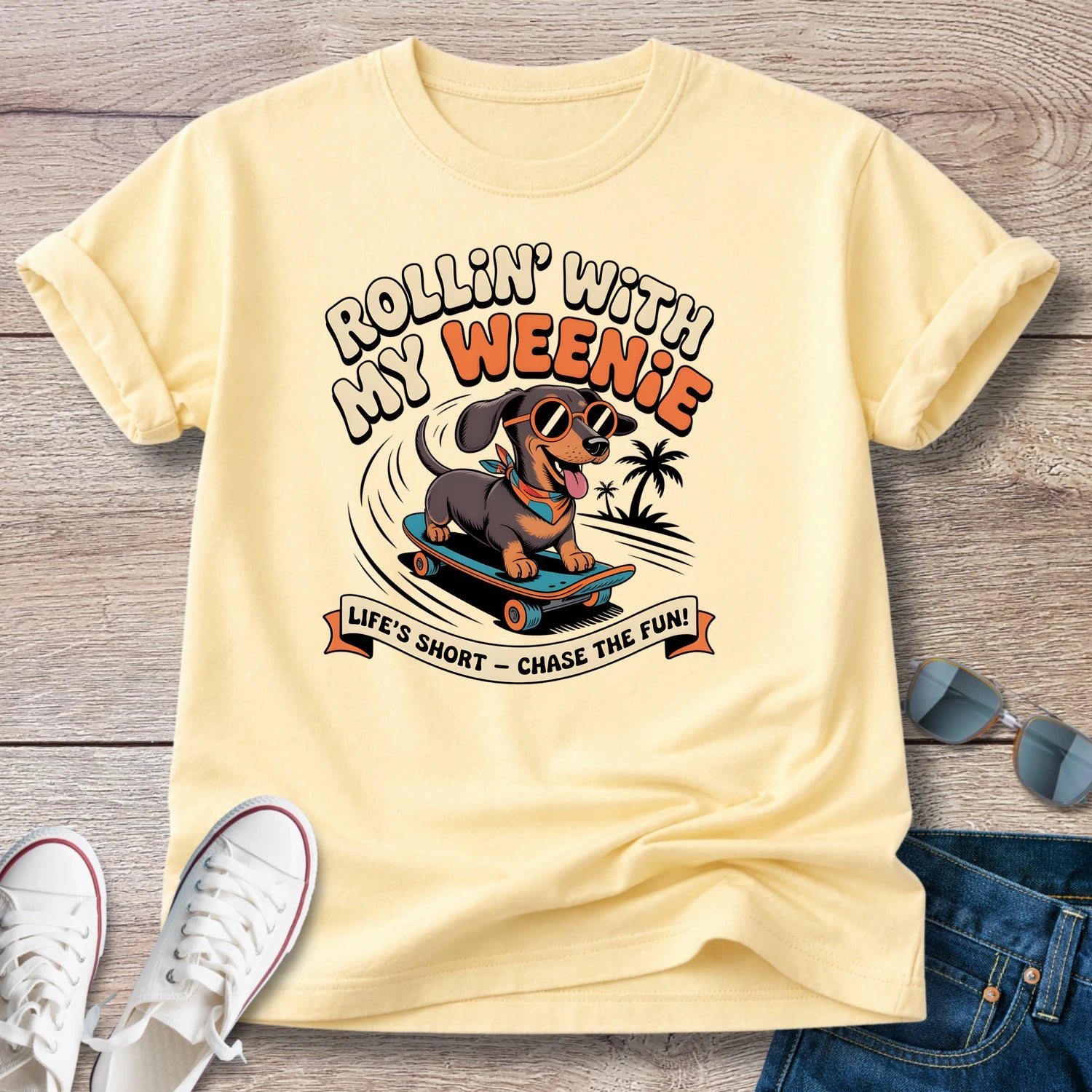 Rollin With My Weenie T-Shirt