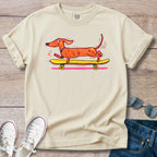 Dex Longboarding Dachshund T-Shirt
