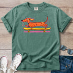 Dex Longboarding Dachshund T-Shirt