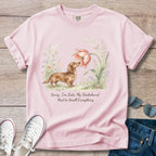 Sorry i'm Late, my dachshund had to smell everything T-Shirt