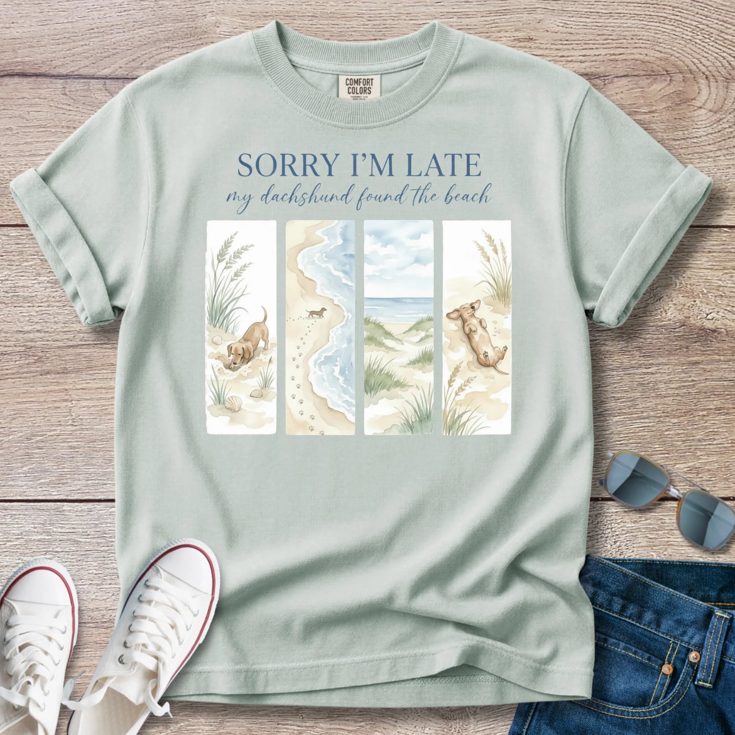 Sorry I'm Late — Dachshund T-Shirt