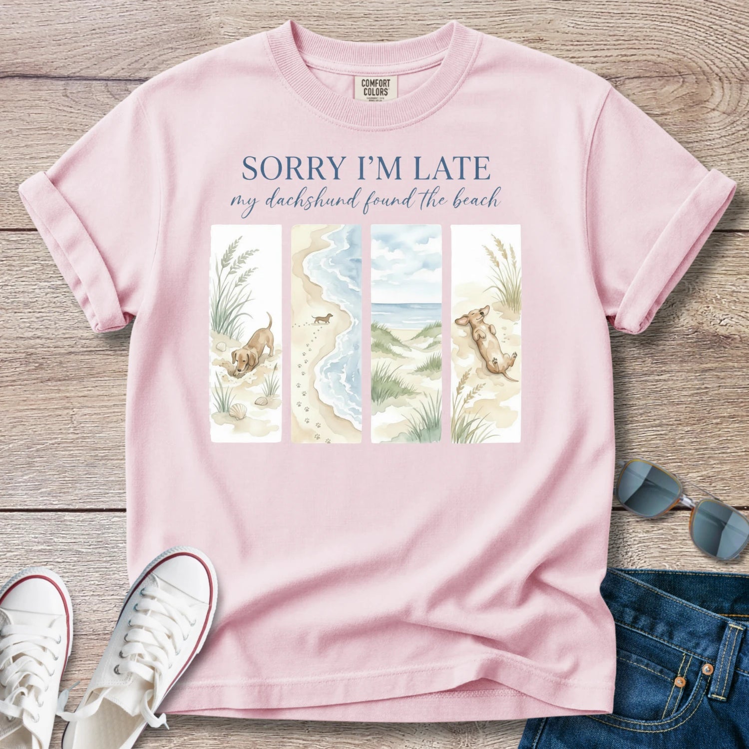 Sorry I'm Late — Dachshund T-Shirt