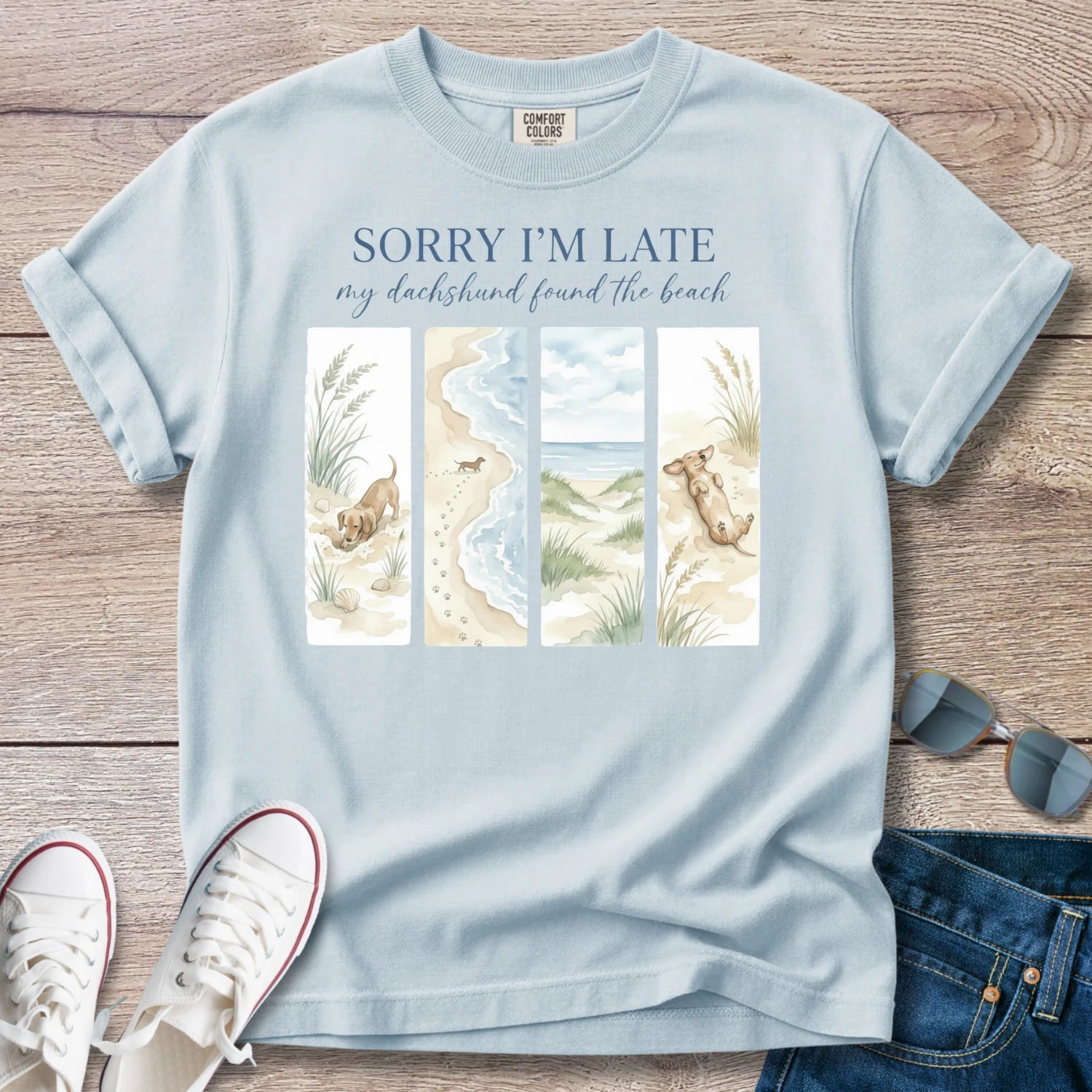 Sorry I'm Late — Dachshund T-Shirt