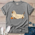 Spooky Ghost Dachshund Halloween T-Shirt – Ghost Doxie Tee