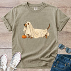 Spooky Ghost Dachshund Halloween T-Shirt – Ghost Doxie Tee