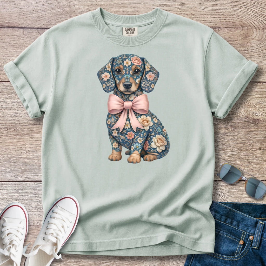 Spring Pink Doxie T-Shirt