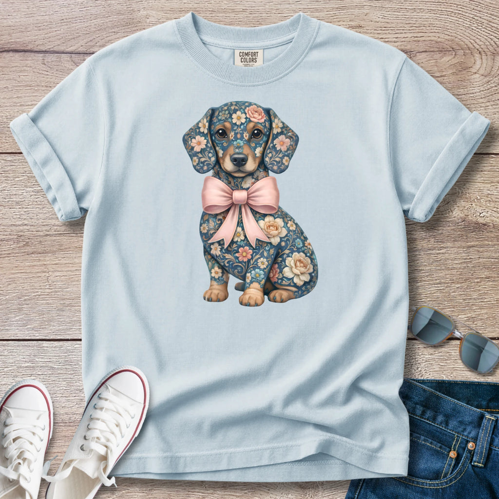 Spring Pink Doxie T-Shirt