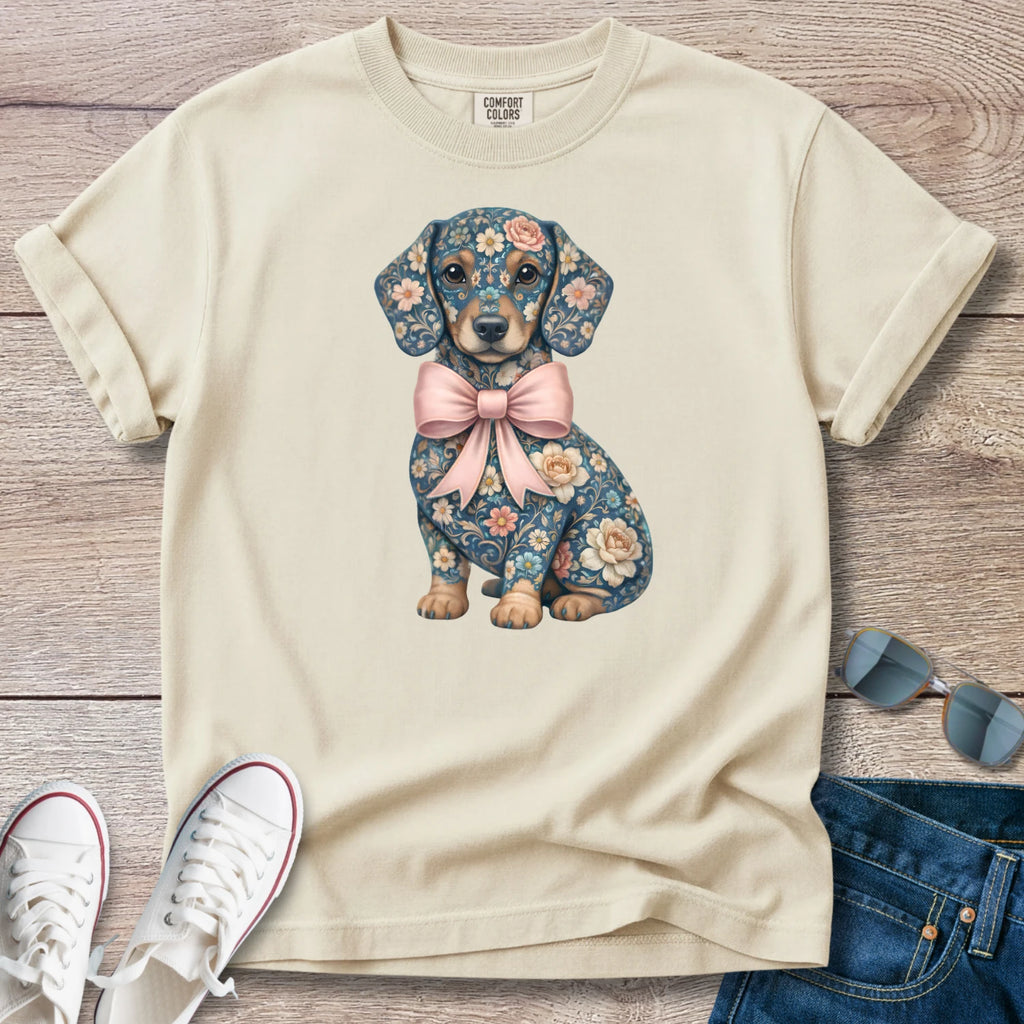 Spring Pink Doxie T-Shirt