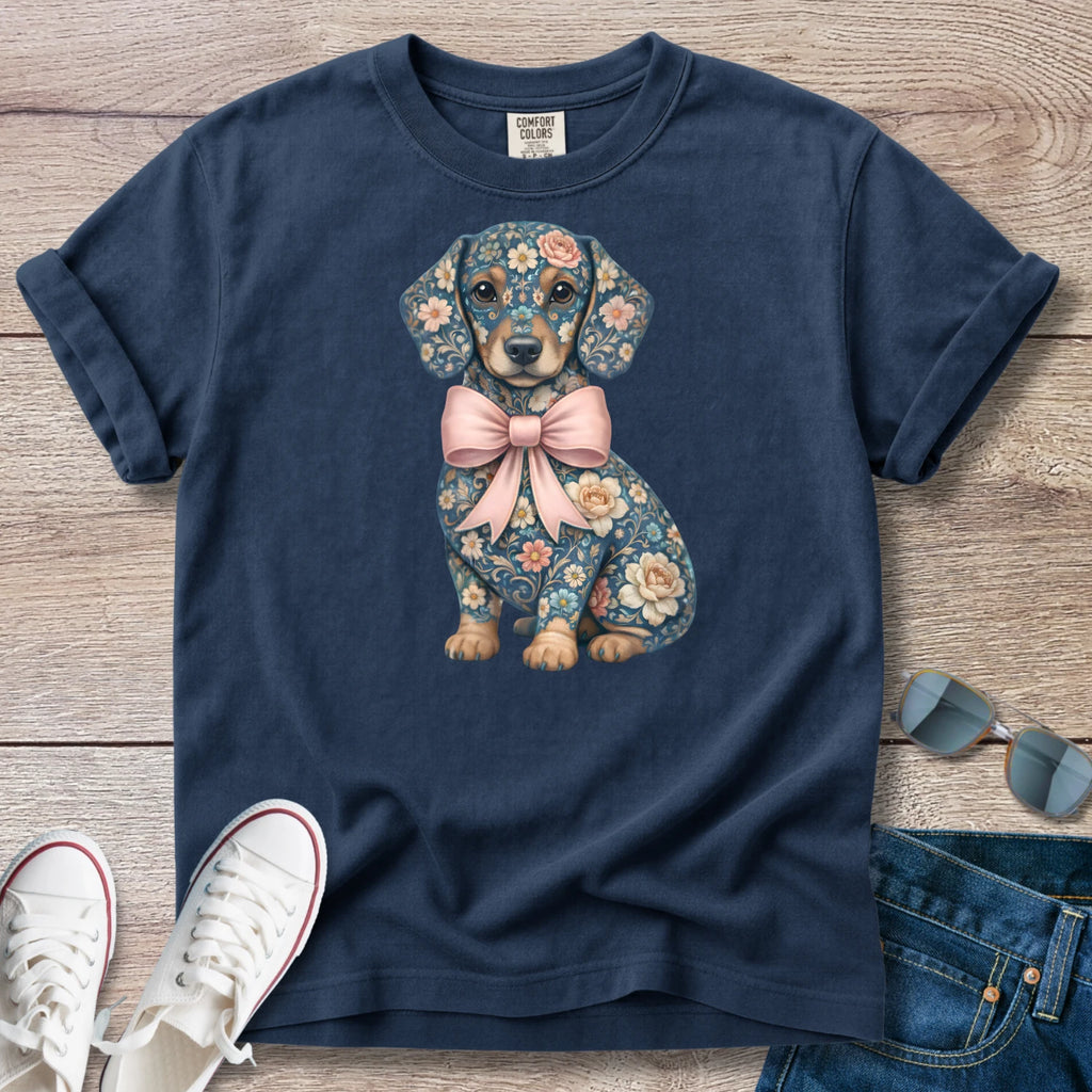 Spring Pink Doxie T-Shirt