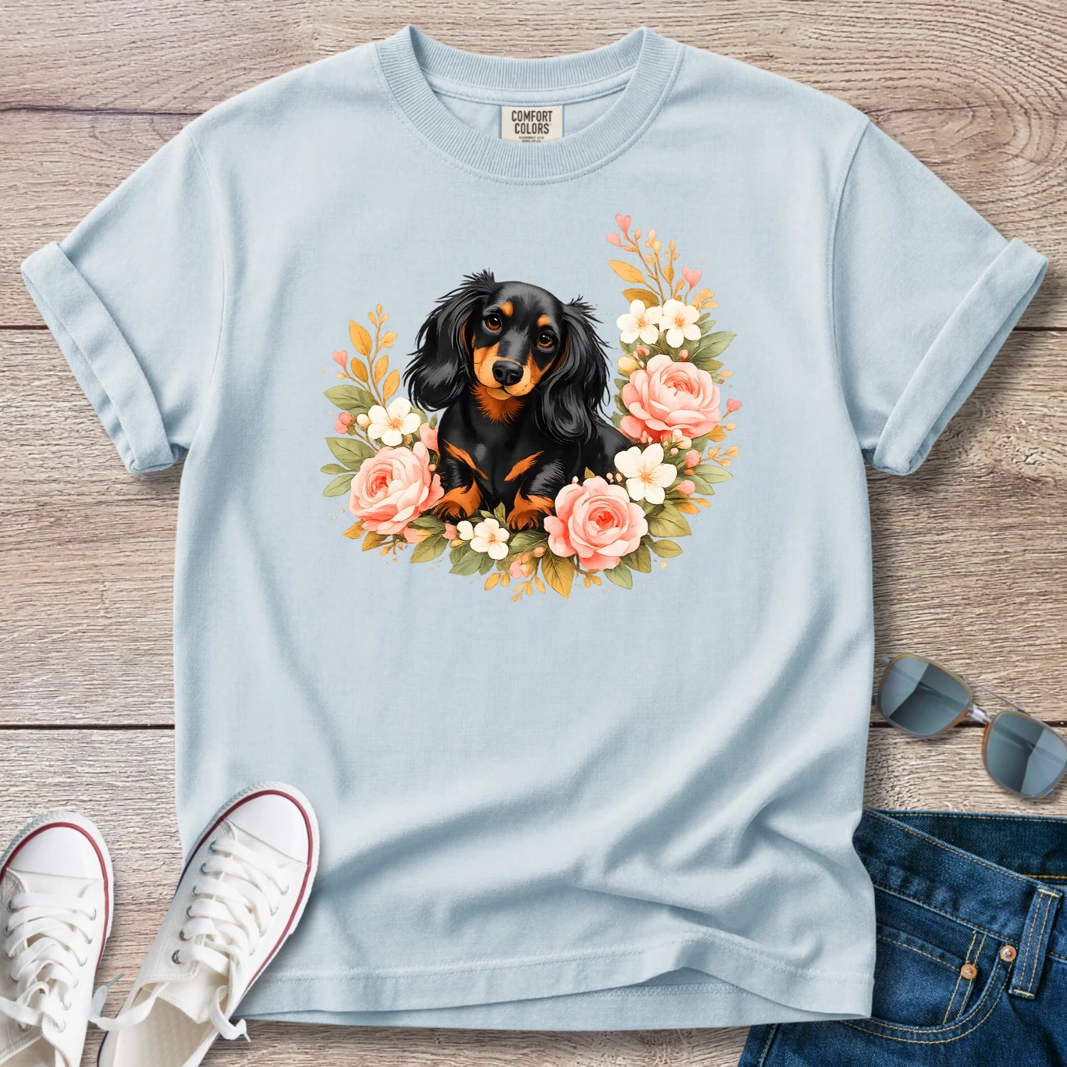 Spring Beauty Doxie T-Shirt