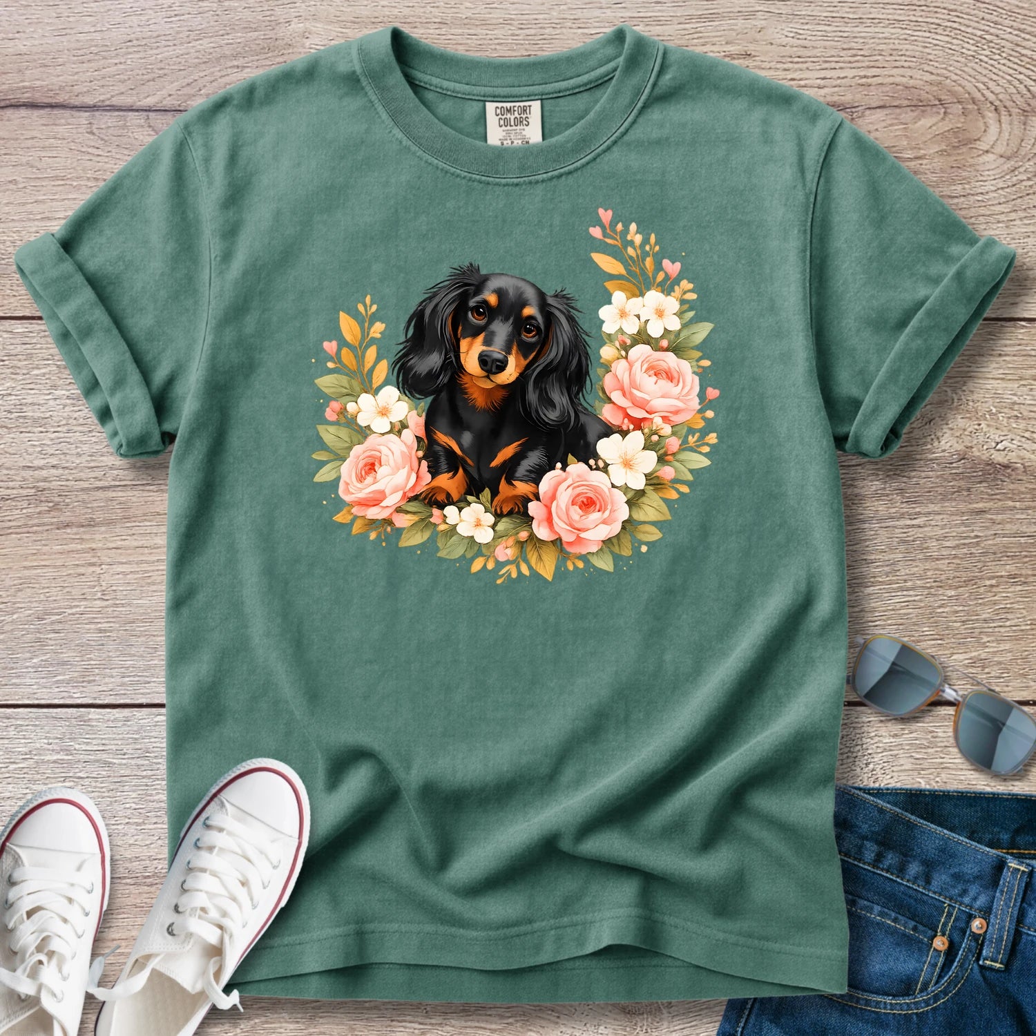 Spring Beauty Doxie T-Shirt