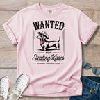 Wanted for Stealing Kisses Dachshund T-Shirt